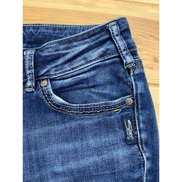 Silver Suki Slim Bootcut Jeans W32/L31 Stretch - Picture 8 of 12